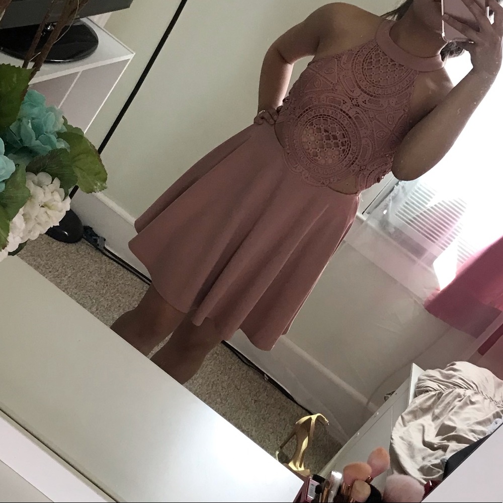 Dusty rose dress